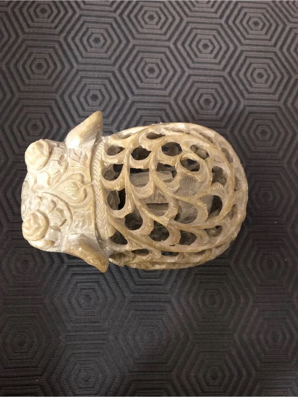 Carved Soapstone Elephant
